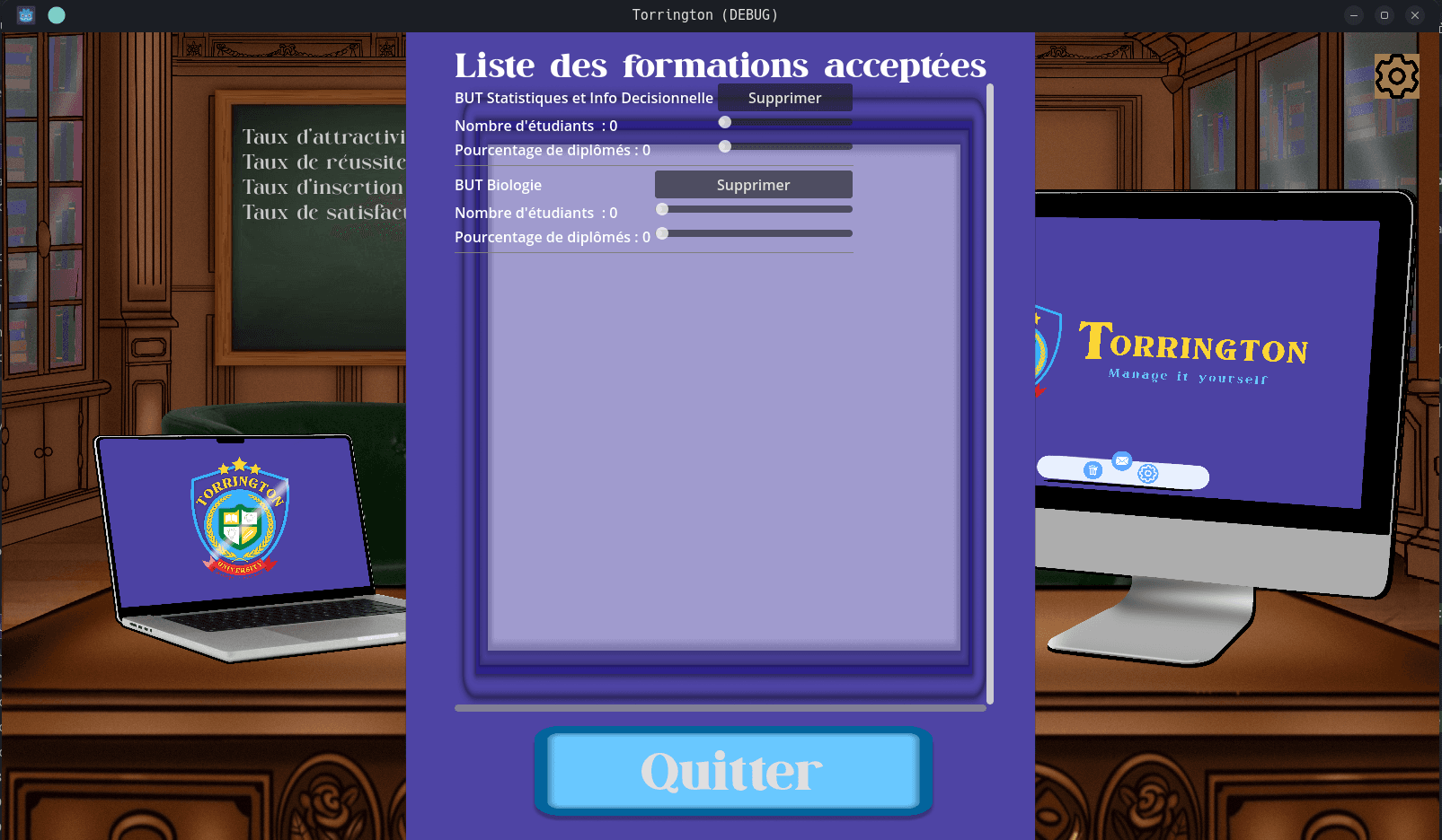 Gestion des Formations